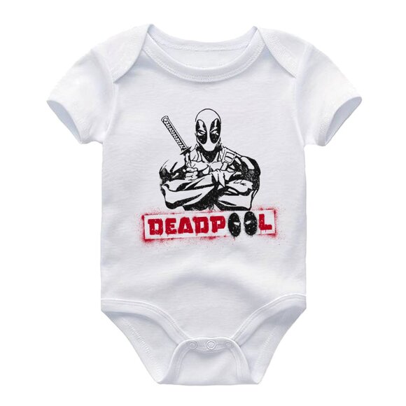 Deadpool Youth Toddler Tshirt Also Infant Newborn Tee - Super Hero Movie - Picture 2 of 7